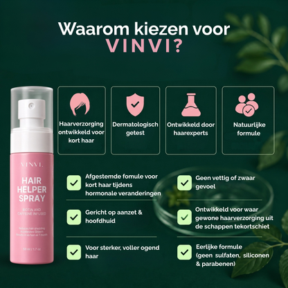 VINVI Hair Growth Spray | Specially developed for the mature scalp after menopause