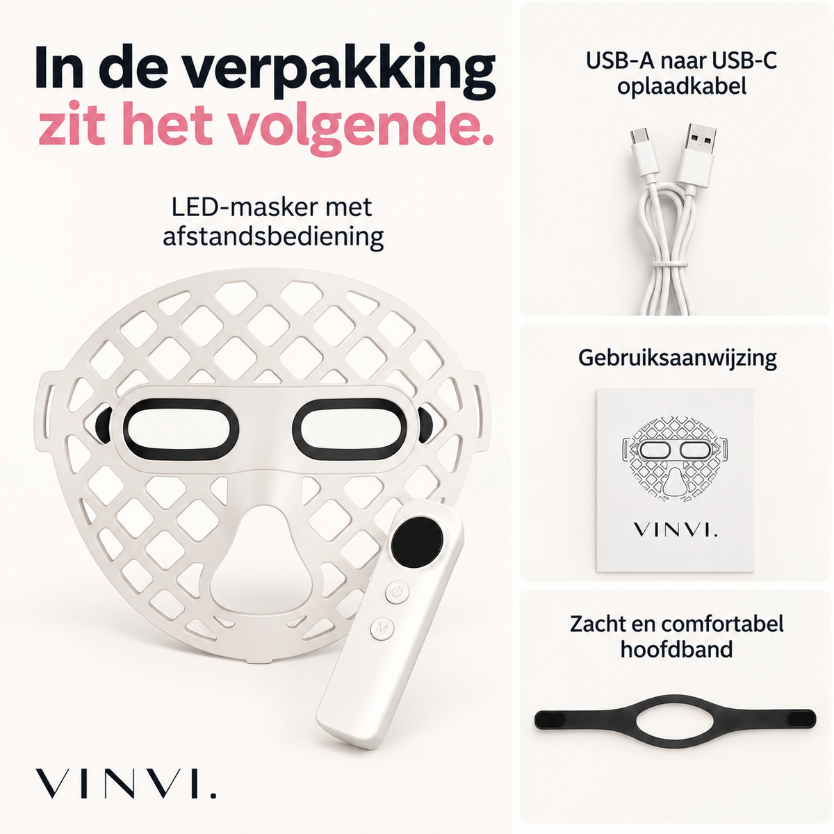 VINVI ACTIVESKIN LED MASK | FIRMER SKIN WITH A HEALTHY GLOW