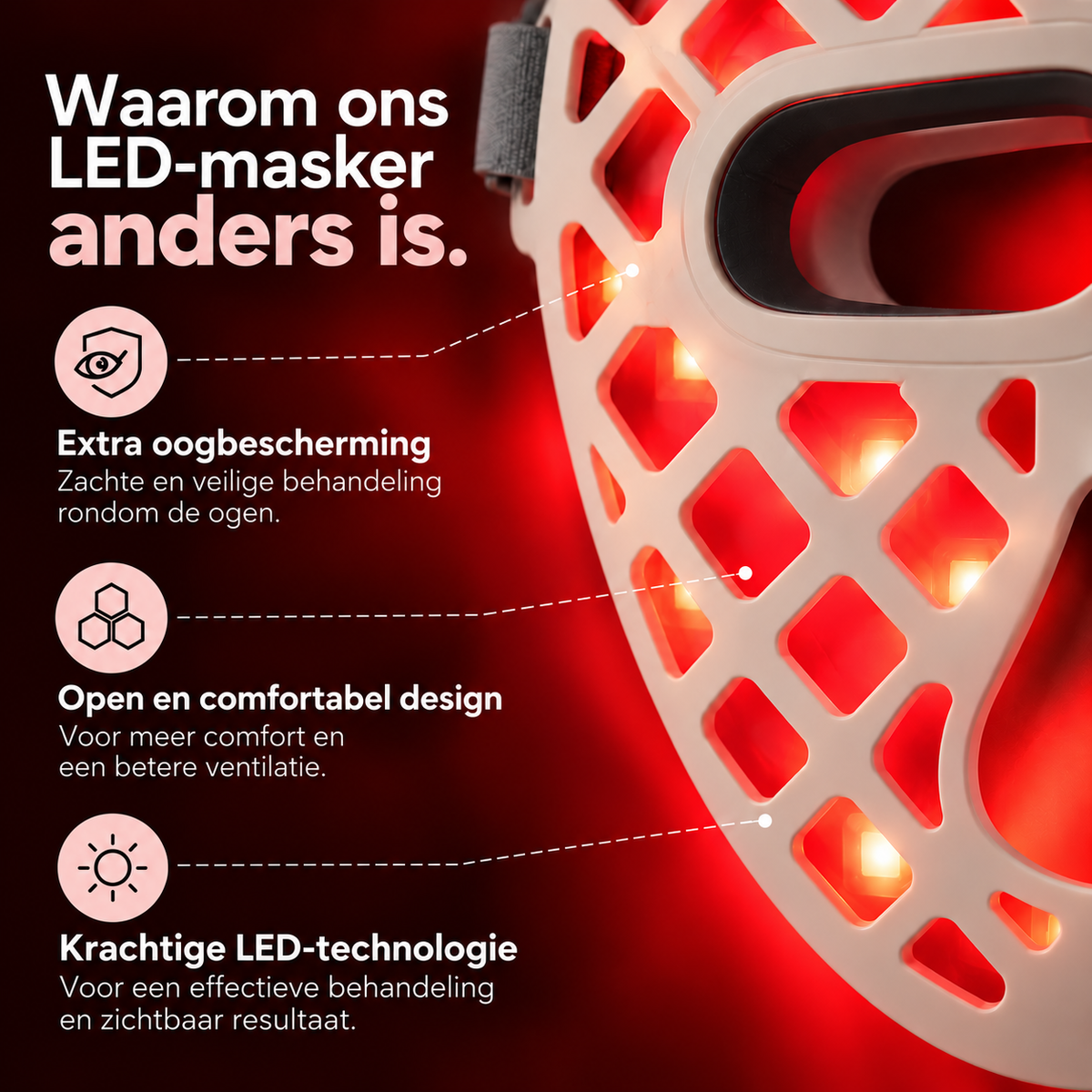 VINVI ACTIVESKIN LED MASK | FIRMER SKIN WITH A HEALTHY GLOW